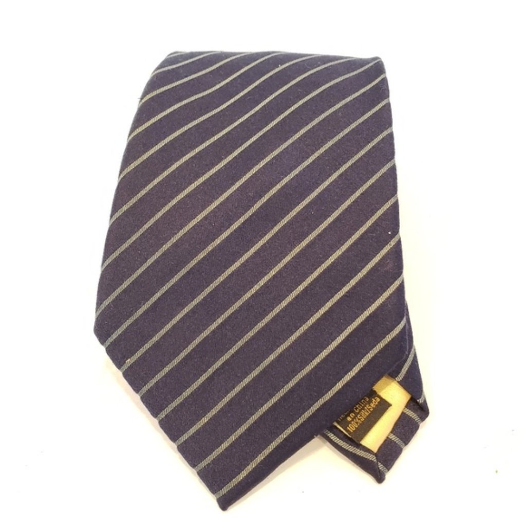 Donald J Trump Tie Blue Stripe